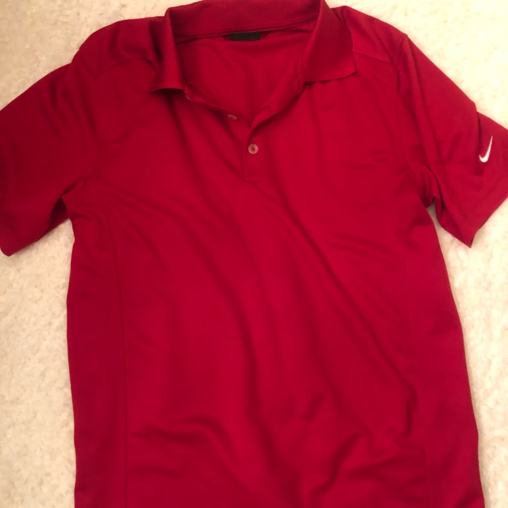 Nike polo, red